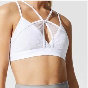 New ALO YOGA WHITE DIAMOND BRA